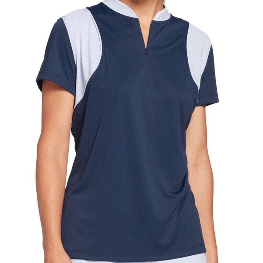 NWT Slazenger Women's Perforated Golf Polo - Picture 1 of 3